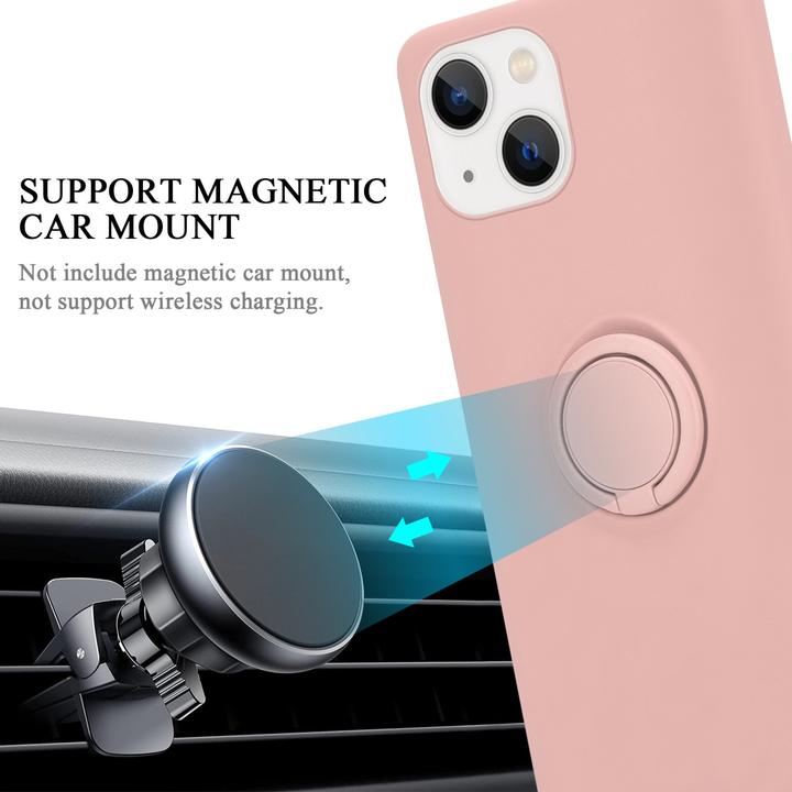 Actual product image Cadorabo Case for Apple iPhone 14 PLUS in TPU Liquid Ring Silicone Case Style (Apple iPhone 14 Plus)