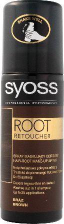 Syoss Root Retoucher spray hair dye Medium Brown 120ml (Brown)