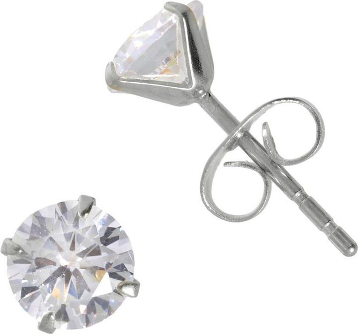 Actual product image Bijouteria Earrings (Stainless steel, Crystal)