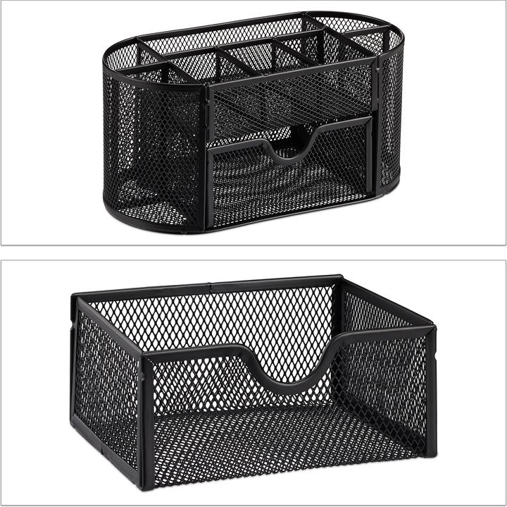 Immagine prodotto Relaxdays Organizer scrivania con portapenne