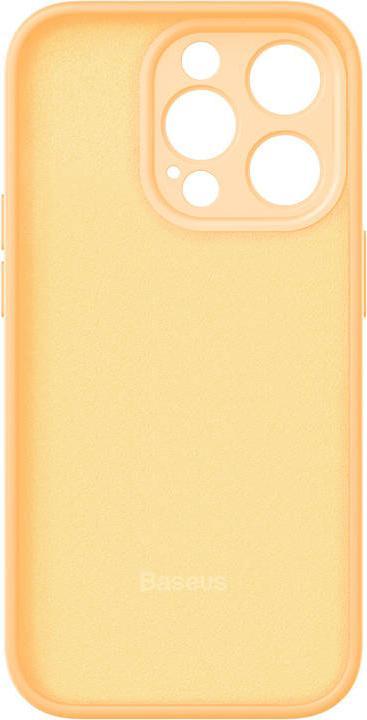 Produktbild Baseus Liquid Silica Gel Case for iPhone 14 Pro Max (Sunglow)+ tempered glass + cleaning kit (Apple iPhone 14 Pro Max)