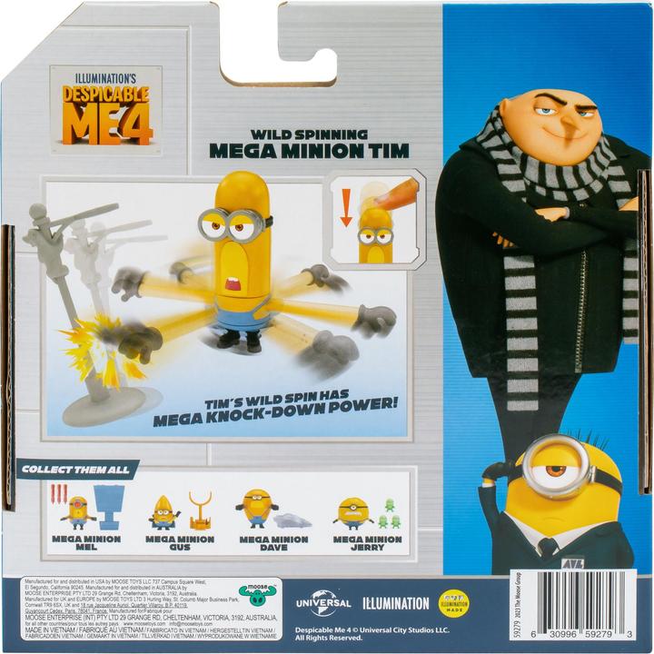 Produktbild Moose Ich - Einfach Unverbesserlich 4 Mega Minion Actionfigur Tim