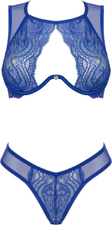 Image du produit Obsessive Giselia Lace Bra Set - Cobalt (S)