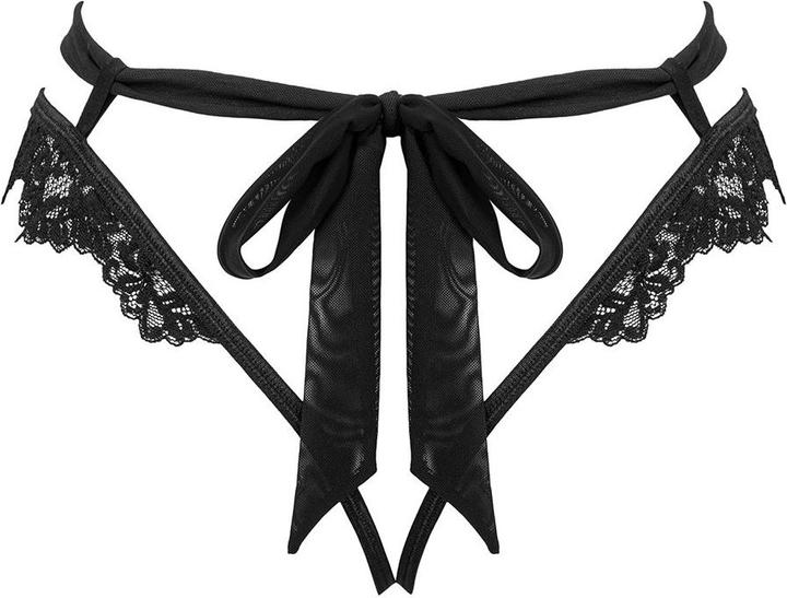 Image du produit Obsessive Setilla Crotchless Panties - Noir (S/M)
