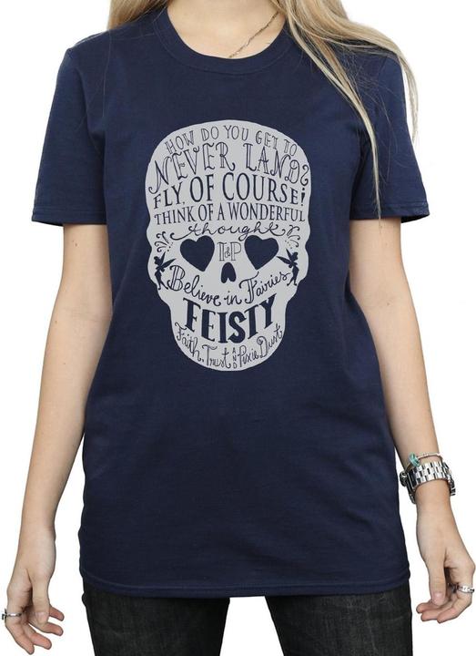 Immagine prodotto Disney Tinker Bell Skull Maglietta Ampia Donna (S)