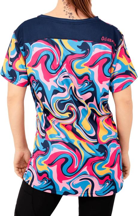 Actual product image Oddballs Womens/Ladies Adventurous Ripple Training T-Shirt (42 D)