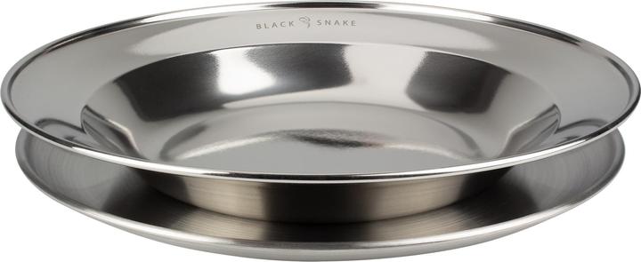 Produktbild Black Snake tiefer Teller, flacher Teller, Tasse, Essbesteck