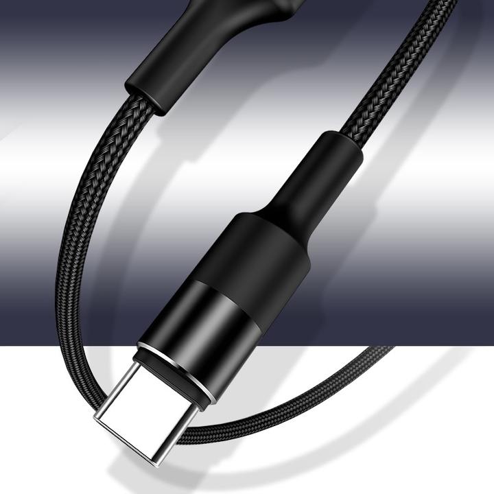 Immagine prodotto Usams US-SJ221 U5 Cavo intrecciato USB a spina rotonda per dati e caricatore da 2A 1,2 m Juodas (1.20 m, USB 2.0)