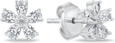 Brilio Silver - Charming silver rings with zircons EA1041W