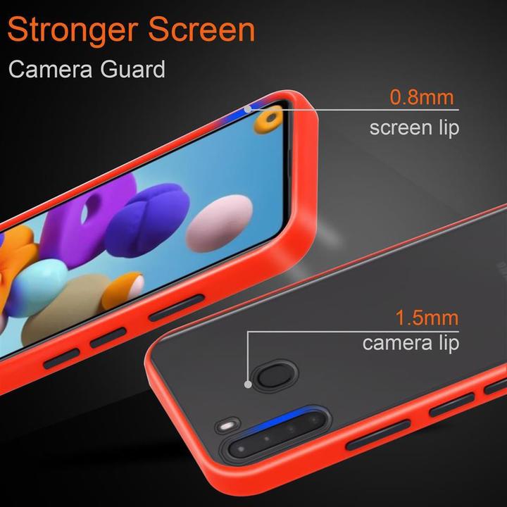 Actual product image Cadorabo Hybrid Matt Cover (Samsung Galaxy A21)