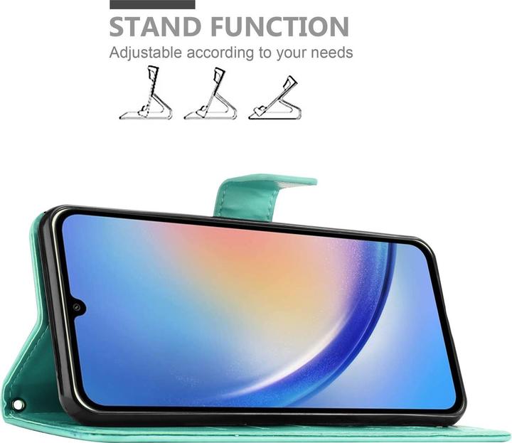 Actual product image Cadorabo Cover for Samsung Galaxy A34 5G with floral pattern (Samsung Galaxy A34 5G)