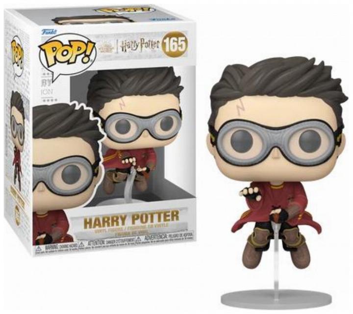 Actual product image Funko Harry Potter POP! movies vinyl figure Harry w/Broom(Quidditch) 9 cm