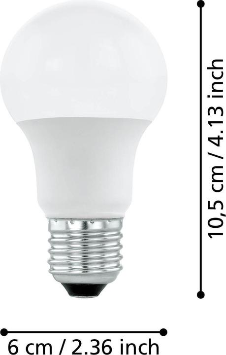 Image du produit EGLO Ampoules LED E27 (E27, 4.90 W, 470 lm, 1 x, D)