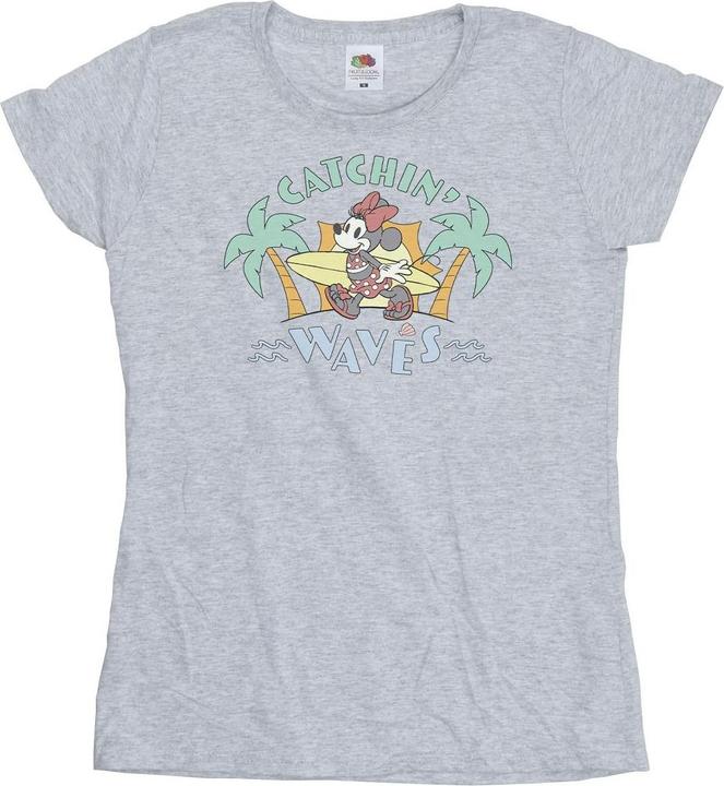 Disney Minnie Mouse Catchin Waves TShirt (XXL)