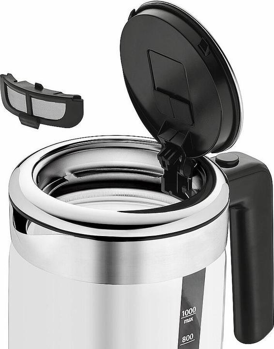 Produktbild WMF Glas Wasserkocher mit Temperaturwahl 1l Teekocher Teesieb Küchenminis 1900W (1 l)
