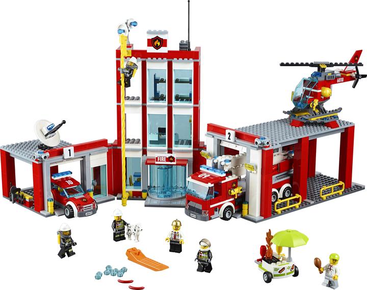 Immagine prodotto LEGO City – grande caserma dei pompieri (60110, LEGO City)