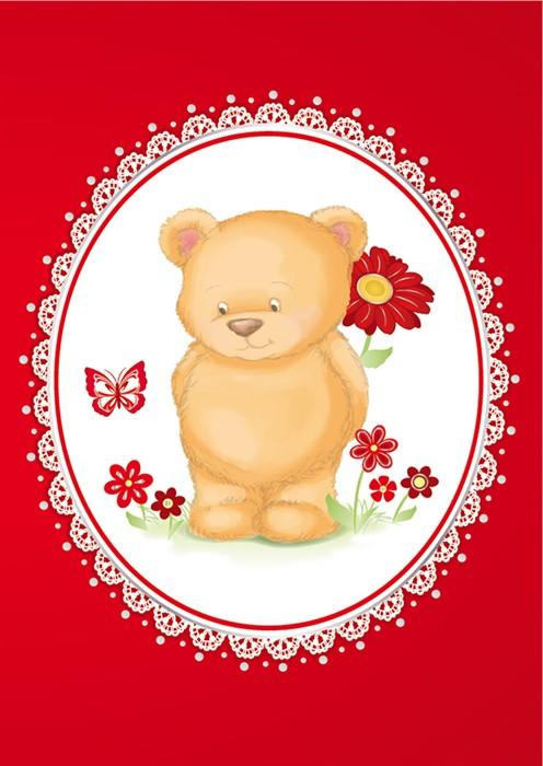 Produktbild Card Group Karte Mini Frühlings Teddy