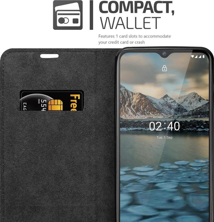 Productafbeelding Cadorabo Boek Onzichtbare Magneethoes (Nokia 2.4)