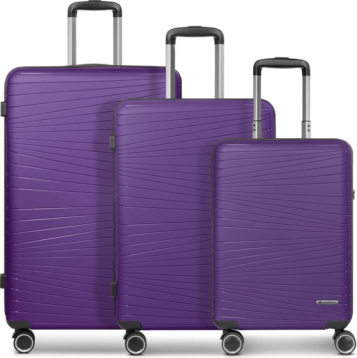 Image du produit Franky Dallas 3.0 4 Rollen Kofferset 3-teilig mit Dehnfalte (188 l, XL (à partir de 115l))