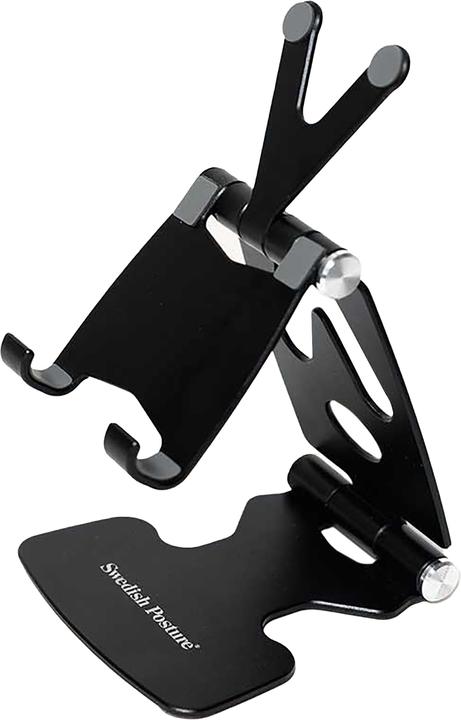 Actual product image Swedish Posture Ergonomic foldable aluminum table mount for smartphone