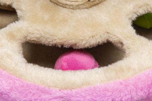 Actual product image Beeztees Bz Hide+Seek Cat Tree Gotcha (40 cm, beige pink)