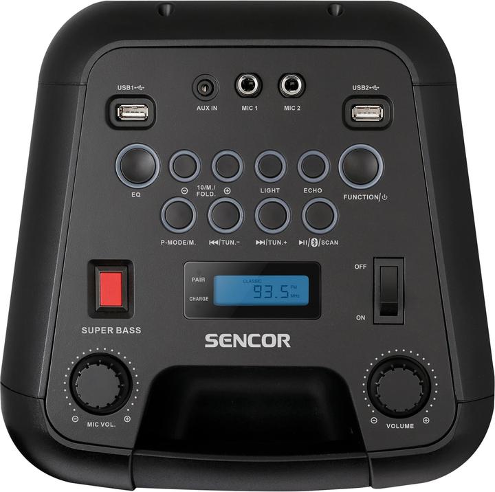 Image du produit Sencor SSS 3800 haut-parleur noir (10 h, Fonctionnement sur piles)