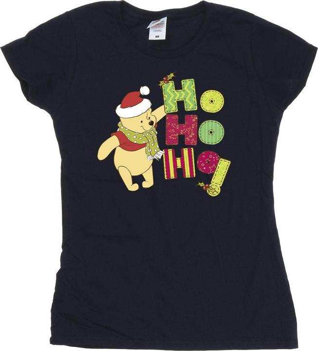 Image du produit Disney - T-shirt WINNIE THE POOH HO HO HO SCARF - Femme (XXL)