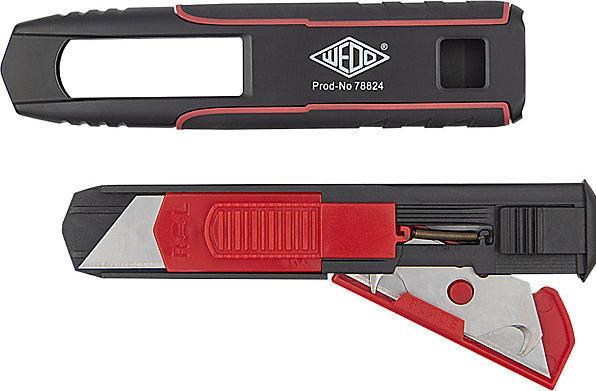 Immagine prodotto Wedo Coltello di sicurezza a doppio taglio nero 19 mm (Taglierini)
