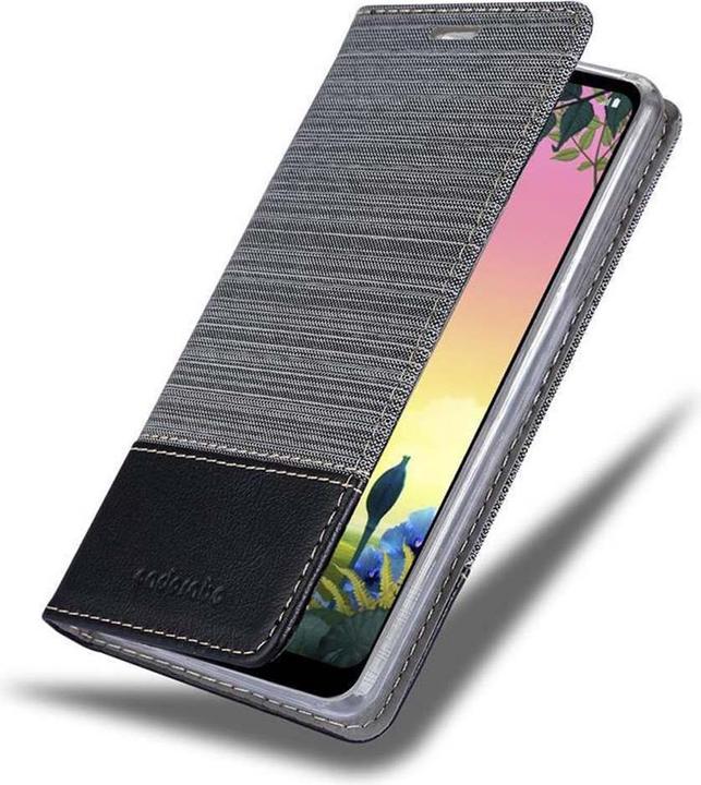 Produktbild Cadorabo Book Jeans Optik Cover (LG K50s)