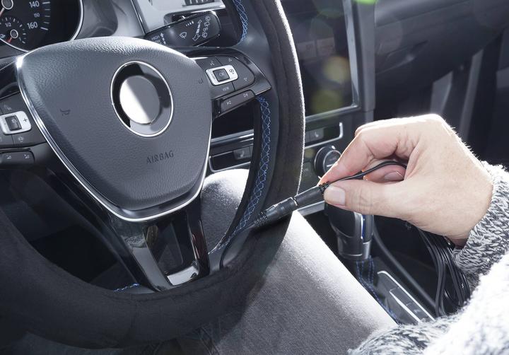 Actual product image HP Autozubehör Steering wheel cover