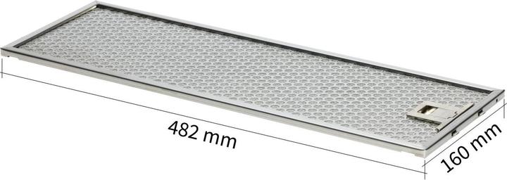 Produktbild V-Zug Fettfilter H41889 482x160x10, 55 - Dampfabzug