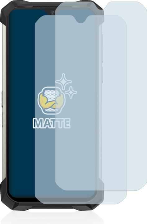 Actual product image BROTECT Anti-glare screen protector matt (2 Piece, Doogee S88 Pro)