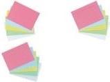 Actual product image Herlitz Index cards, DIN A5, blank, yellow made of paper, woodfree, 170 gsm (A5, 170 g/m², 100 x)