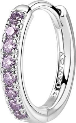 Produktbild Brosway Stylish round single earrings Fancy Magic Purple FMP86
