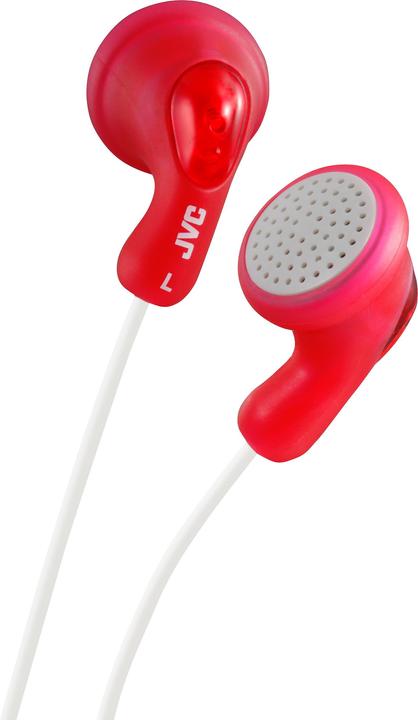 Actual product image JVC HA-F14, Wired, 16 - 20000 Hz, Music, 4.7 g, Headphones, Red (Cable)