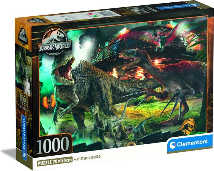 Immagine prodotto Clementoni JURASSIC PARK - Il mondo giurassico - Puzzle 1000P (1000 pezzi)
