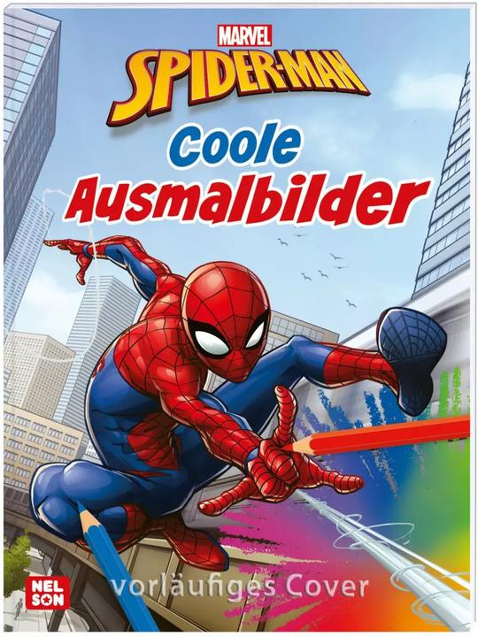 Produktbild Spider-Man: Coole Ausmalbilder (Deutsch, 2023)