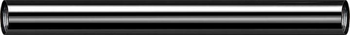 Star Piercing Micro Barbell-Stab schwarz mit 0.8 mm Innengewinde (ohne Messing, Chirurgenstahl 316L)