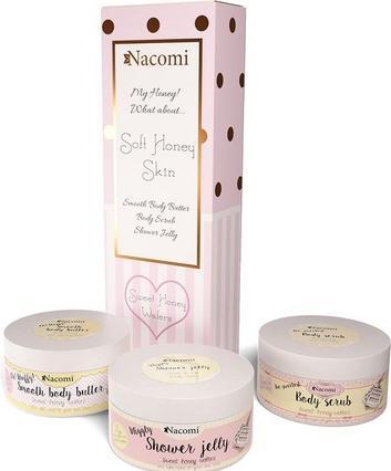 Nacomi Honey Waffles Body Wash Jelly 100G + Body Scrub 125G + Body Butter