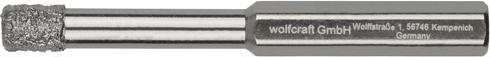 Actual product image wolfcraft wolfcraft 1 Diamant-Bohrer S=6-kt. ø6mm (6 millimetres)