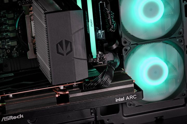 Actual product image Actina Gaming GameOn (Intel Core i5-12400F, 32 GB, 1000 GB, Arc A580)