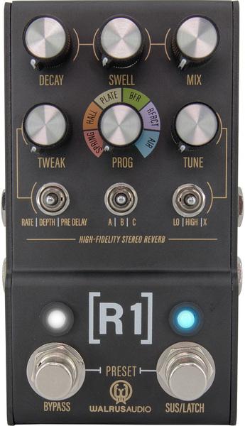 Actual product image Walrus Audio Audio Mako Series R1 High-Fidelity Reverb multi-functionele stereo reverb met MIDI