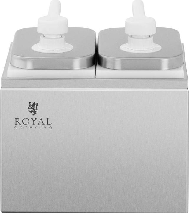 Actual product image Royal Catering Condiment Dispenser - 2 pumps - 2 x 2 L