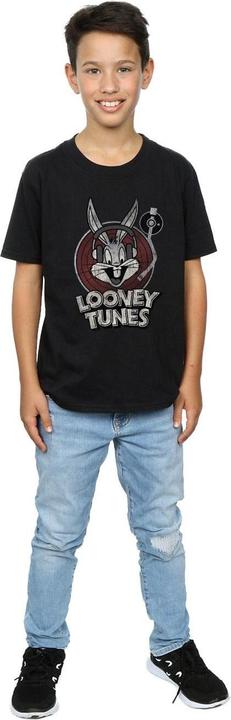 Immagine prodotto Looney Tunes Maglietta Bugs Bunny Circle Cotton Logo Ragazzi (140, 146)