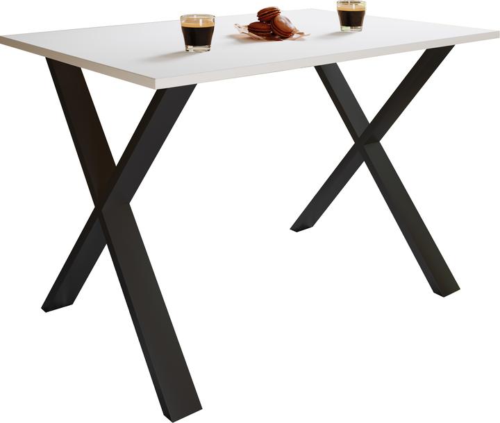VCM Table de salle à manger premium Table de salle à manger en bois "Xona X (140 x 80 x 76 cm)