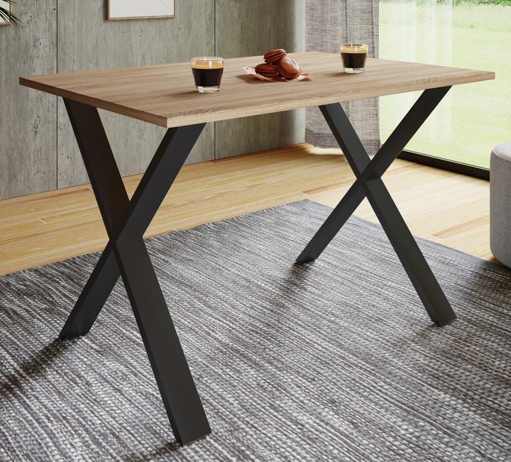 Image du produit VCM Table de salle à manger premium Table de salle à manger en bois "Xona X (76 x 110 x 50 cm)