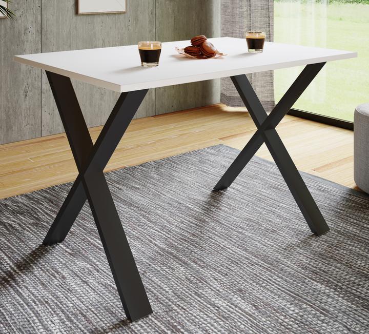 Image du produit VCM Table de salle à manger premium Table de salle à manger en bois "Xona X (140 x 80 x 76 cm)