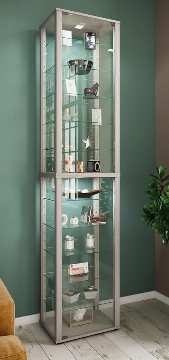 Produktbild VCM Sammel Stand Vitrine Holz Glas Kavis XXL (50 x 30 cm)