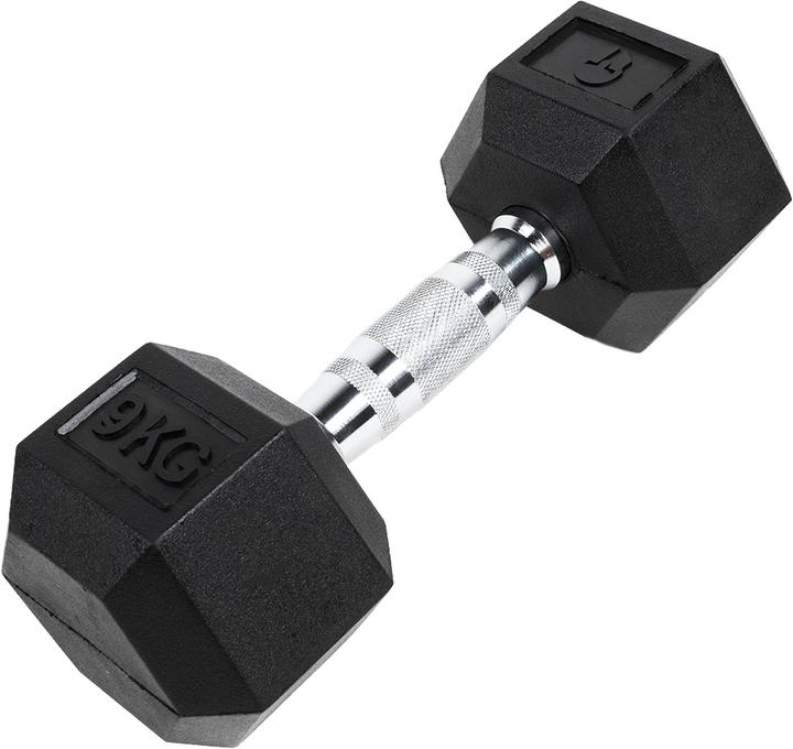 Actual product image Gladiatorfit Hex Dumbbell (1 x 9 kg)