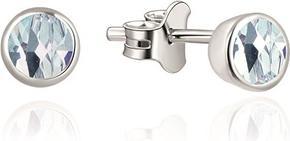 Beneto Exclusive - Fine silver stud earrings with topaz TOPAGUP2716